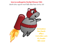 Source code game unity Rocket Mouse Free